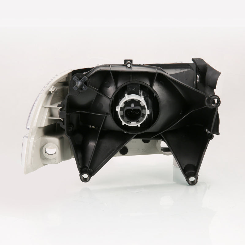 ANZO 111455 1997-2004 Dodge Dakota Crystal Headlight Set Chrome Amber