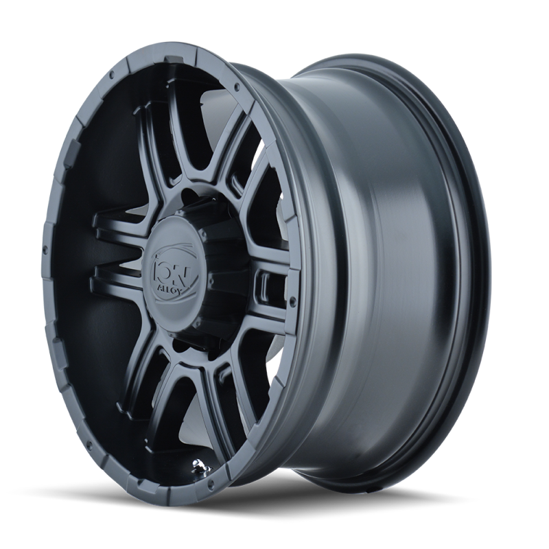 ION Wheels 179-7885MB ION Type 179 17x8 / 5x139.7 BP / 10mm Offset / 108mm Hub Matte Black Wheel