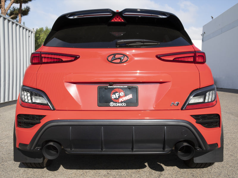 aFe 49-37033-B 22-23 Hyundai Kona N L4 2.0L(t) Takeda 3in 304 SS Cat-Back Exhaust System w/ Black Tips