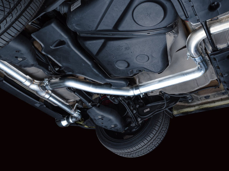 AWE Tuning 3020-32658 AWE 2022 VW GTI MK8 Track Edition Exhaust - Chrome Silver Tips