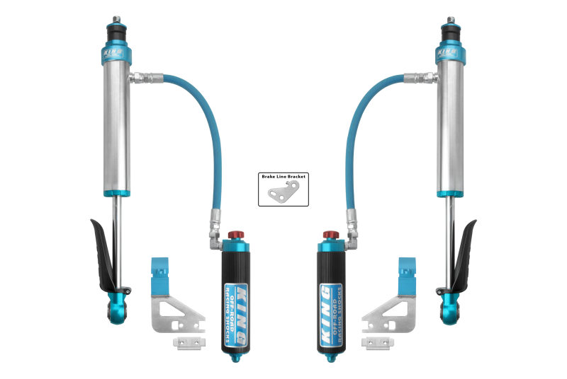 King Shocks 25001-397A 2022+ Toyota Tundra Rear 2.5 Dia Remote Reservoir Coilover & Adjuster (Pair)