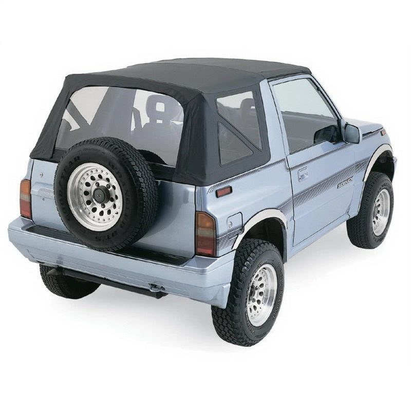 Rampage 98735 1988-1994 Geo Tracker Soft Top OEM Replacement - Black Denim
