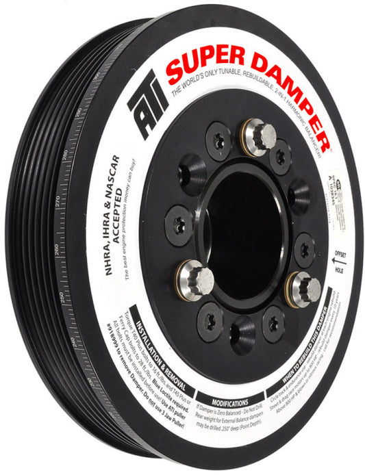 ATI ATI918854 Damper - 7.48in - Alum LW - 6/4 Grv - LSA - 09-15 Cadillac CTS-V (Excl SC Pulley)