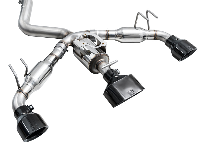 Awe Tuning GR Corolla Exhaust Triple Outlet Black Tips AWE3020-53472