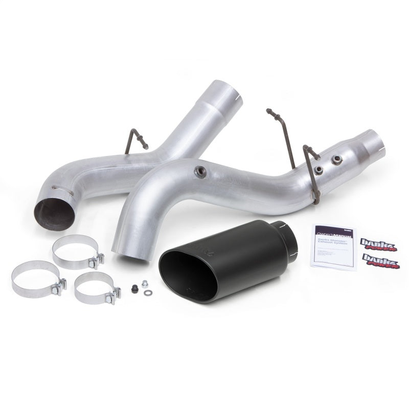 Banks Power 48996-B 17-19 Chevy Duramax L5P 2500/3500 Monster Exhaust System w/ Black Tip