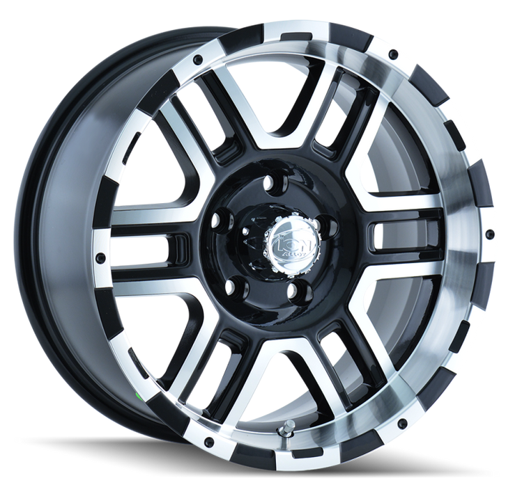ION Wheels 179-7872B ION Type 179 17x8 / 7x150 BP / 10mm Offset / 87mm Hub Black/Machined Wheel