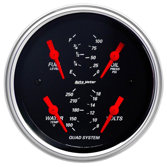 Autometer ATM1412 3-3/8in Quad Gauge