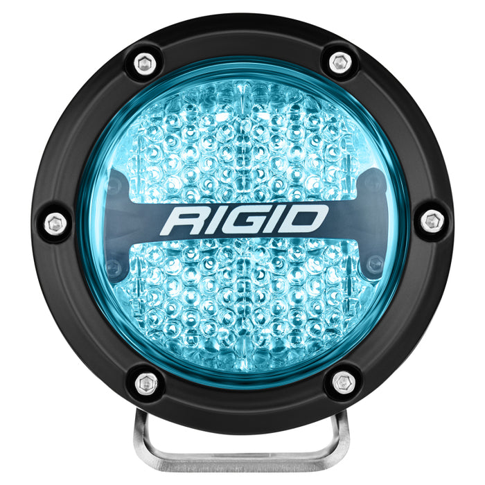 Rigid Industries 36400 360-Series 4in LED Off-Road Diffused Beam - RGBW Backlight (Pair)