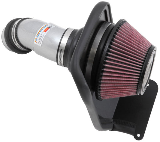K&N Engineering 69-5313TS K&N 14-16 Kia Soul L4 2.0L Typhoon Cold Air Intake Aluminum Silver