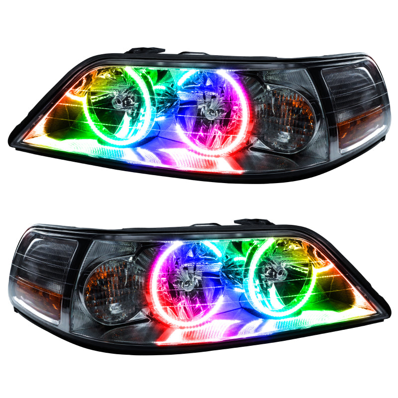 ORACLE Lighting 7155-504 Oracle 05-11 Lincoln Town Car SMD HL (Non-HID) - ColorSHIFT w/ Simple Controller SEE WARRANTY