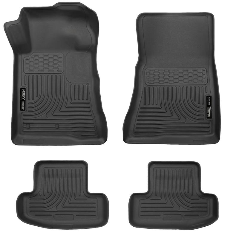 Husky Liners 98371 10-12 Ford Mustang WeatherBeater Combo Black Floor Liners