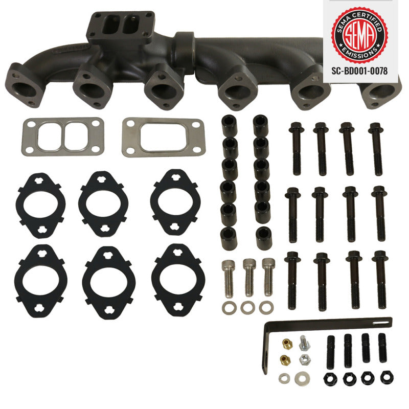 BD Diesel 1046087 03-07 Dodge 5.9L Cummins Pulse Exhaust Manifold Kit