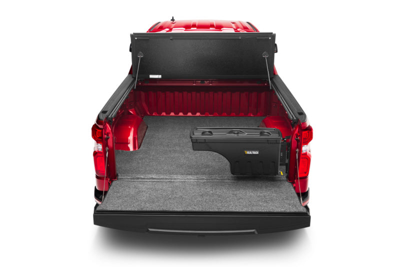 Undercover SC100P UnderCover 07-18 Chevy Silverado 1500 (19 Legacy) Passengers Side Swing Case - Black Smooth