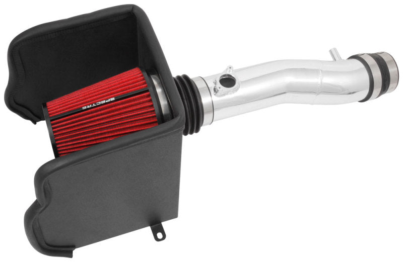 Spectre 9060 16-18 Toyota Tacoma V6-3.5L F/I Air Intake Kit - Polished w/Red Filter