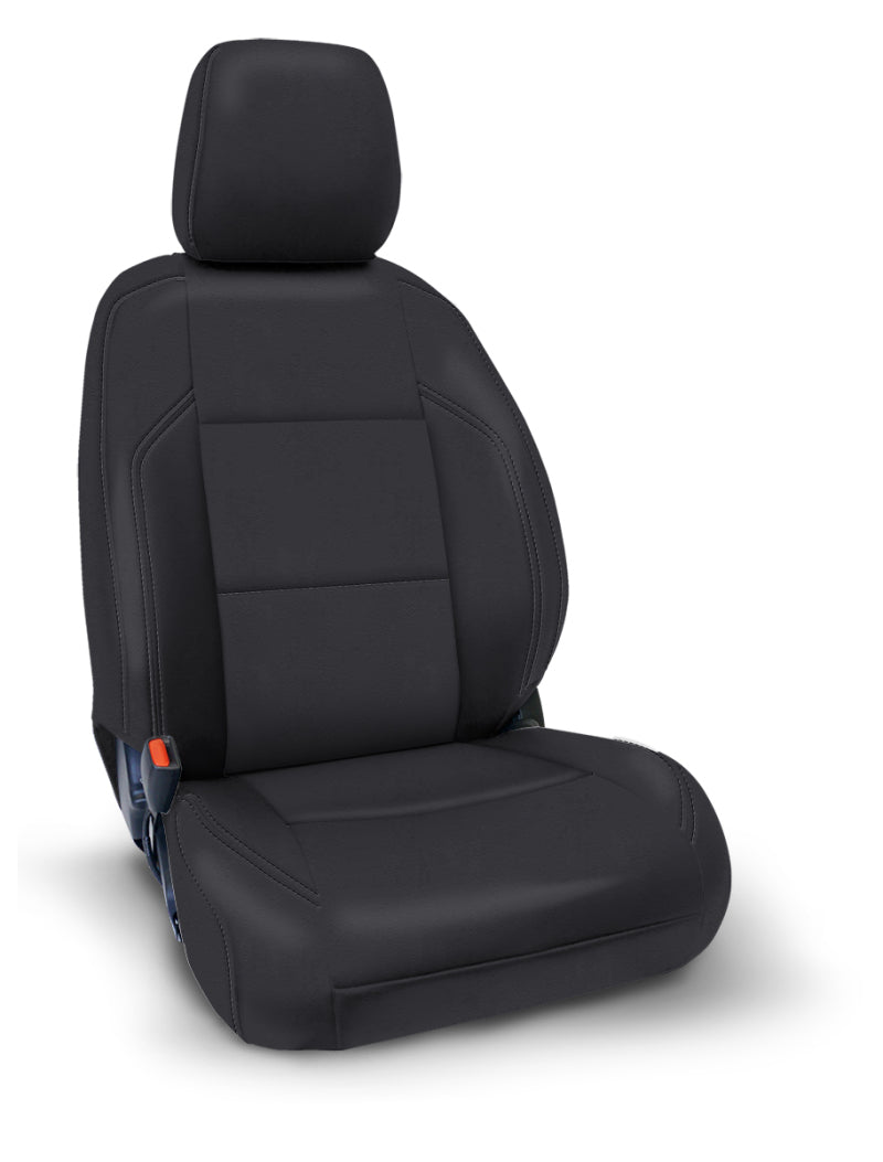 PRP 2016+ Toyota Tacoma Front Seat Covers with Electric Seat Adjusters (Pair) - All Black