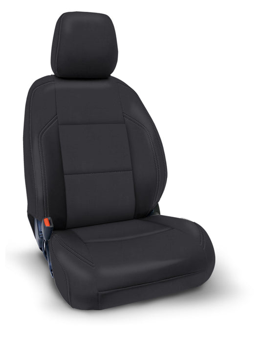 PRP Seats B057-02 PRP 2016+ Toyota Tacoma Front Seat Covers with Electric Seat Adjusters (Pair) - All Black