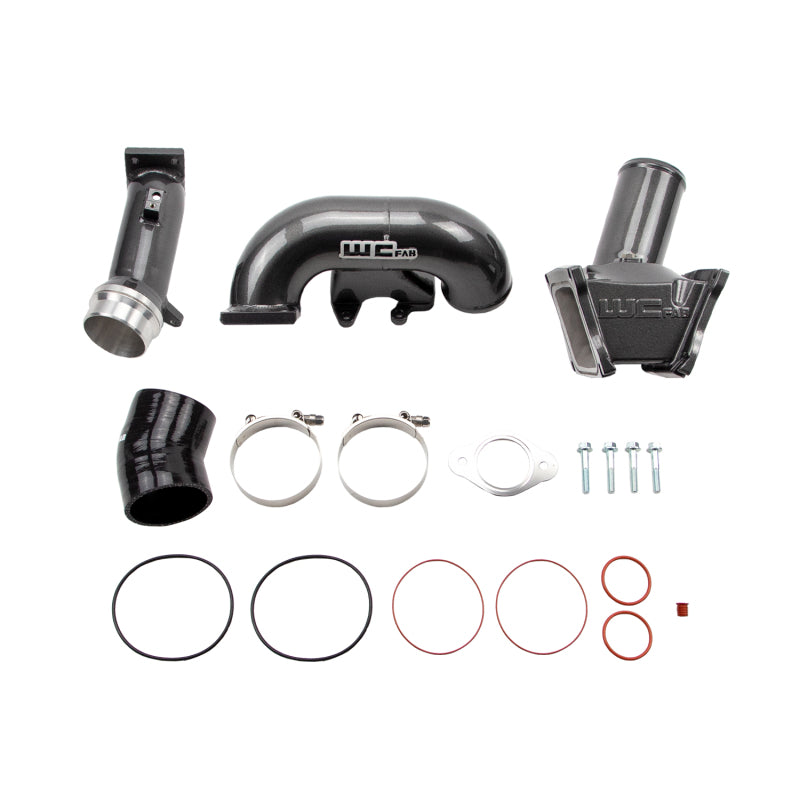 Wehrli WCF100163-GB 2006-2007 LBZ Duramax High Flow 3in Y-Bridge Kit- Gloss Black