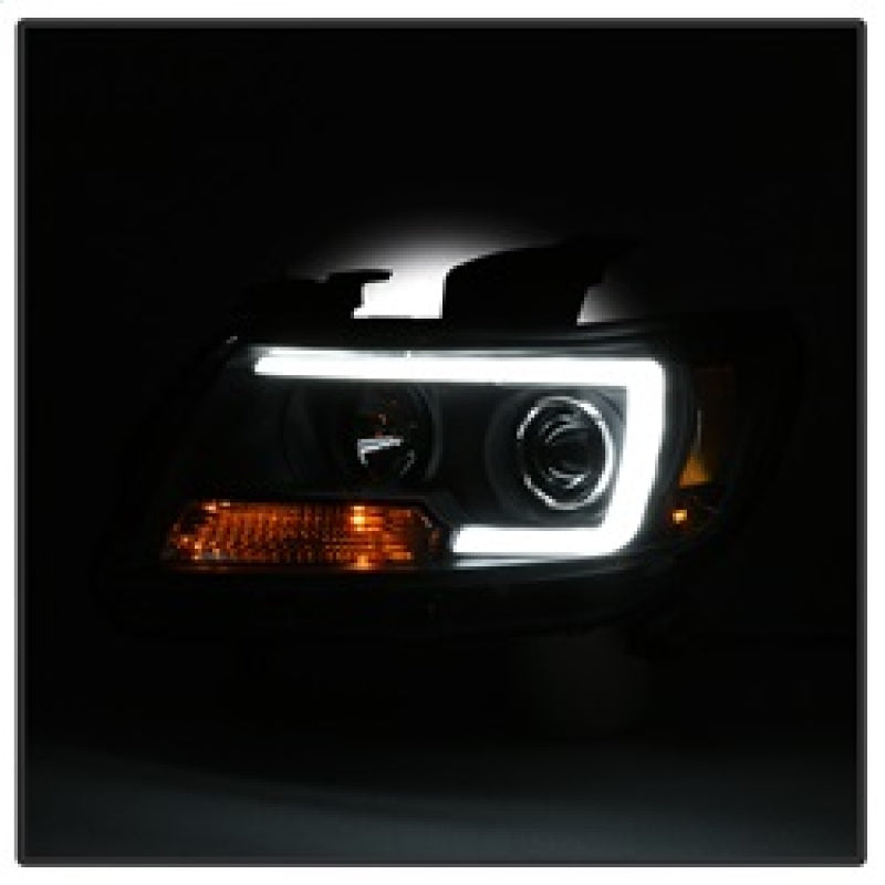 SPYDER 5085283 Spyder 15-17 Chevy Colorado Projector Headlights - Light Bar LED - Black (PRO-YD-CCO15-LBDRL-BK)