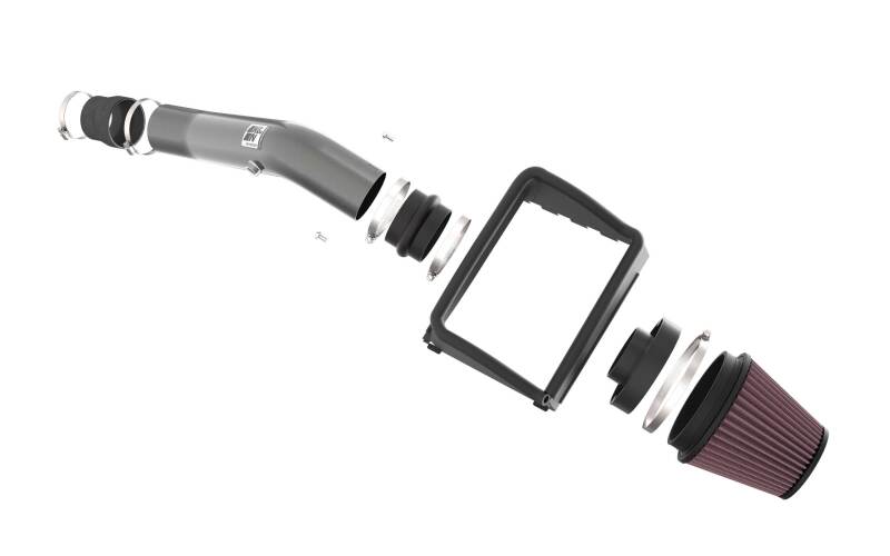 K&N Engineering 77-2619KC K&N 18-24 Ford F150 3.3L V6 Performance Air Intake System w/ Red Air Filter
