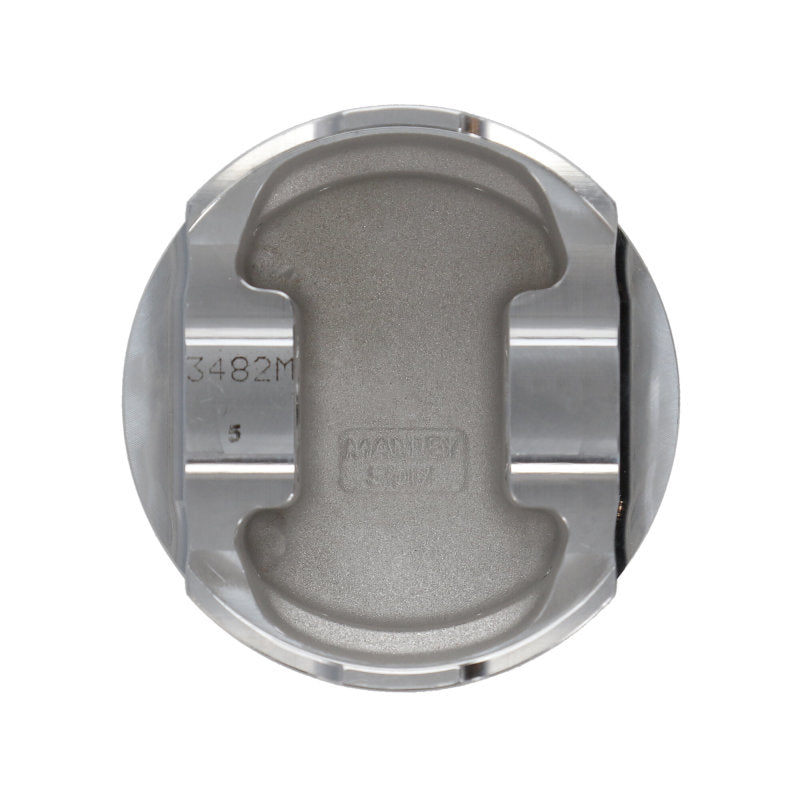 Manley Performance 609015C-6 Manley Toyota Supra Turbo (2JZGTE) 87mm +1.0mm Oversized Bore 9:1 Dish Piston Set with Ring