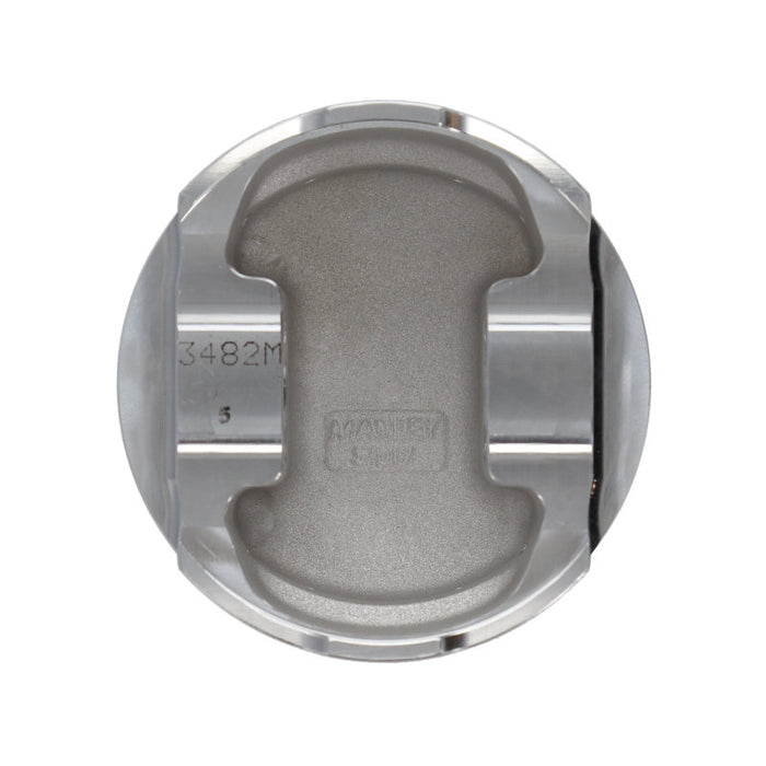 Manley Performance 609005C-6 Manley 93-98 Toyota Supra Turbo (2JZGTE) 86.5mm +.5mm Oversized Bore 8.5:1 Dish Piston Set with Ring