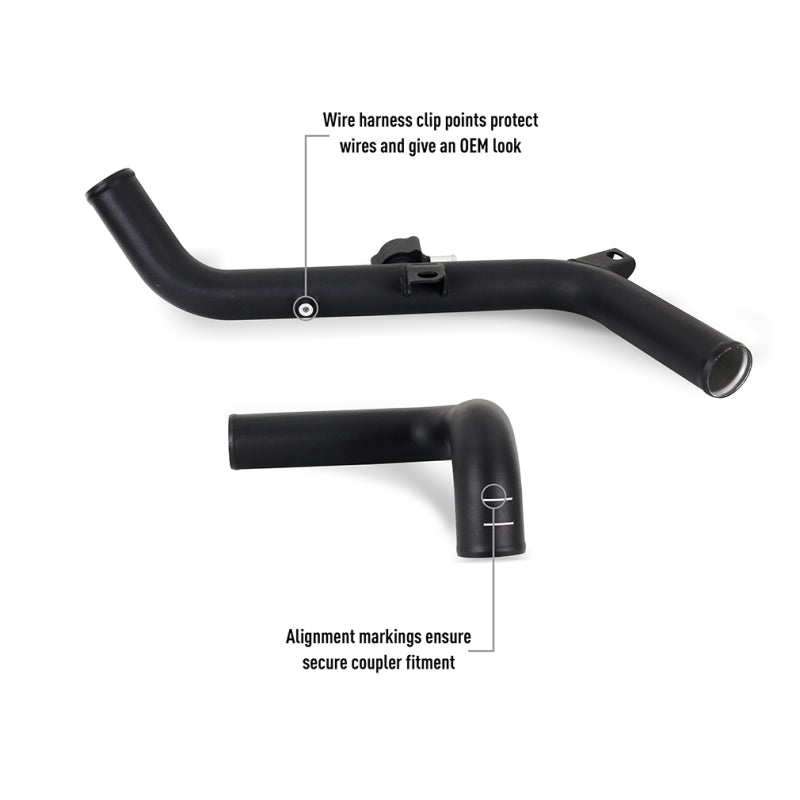 Mishimoto MMINT-BR27-21KBBK 21+ Bronco 2.7 Stock Location INT Kit MWBK Pipes BK Cooler