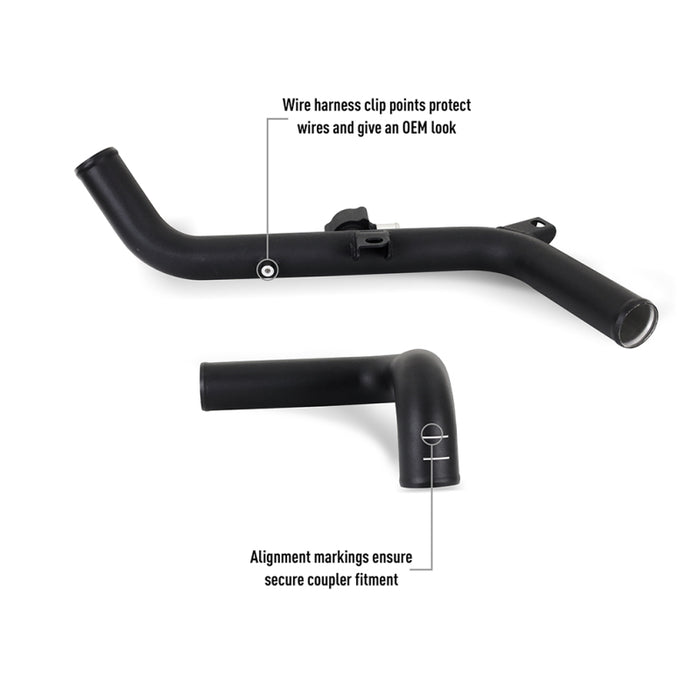 Mishimoto MMINT-BR27-21KBBK 21+ Bronco 2.7 Stock Location INT Kit MWBK Pipes BK Cooler