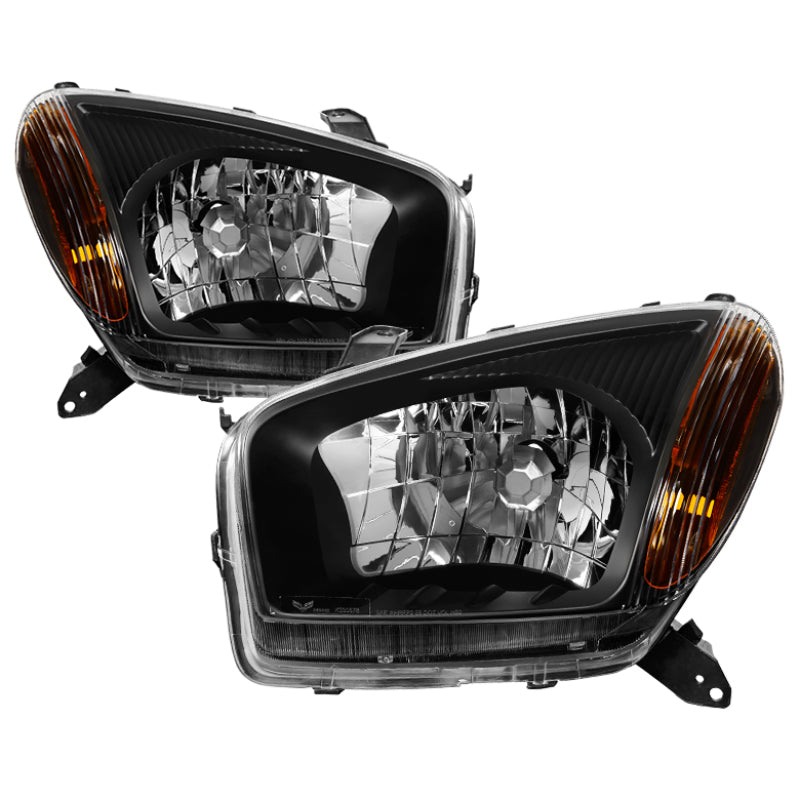 SPYDER 9035999 xTune Toyota RAV4 2001-2003 OEM Style Headlights - Black HD-JH-TRAV4-AM-BK