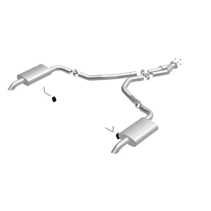Magnaflow 16710 MagnaFlow 75-79 Chevy Corvette V8 5.7L Dual Split Rear Exit Stainless Cat-Back Perf Exhaust