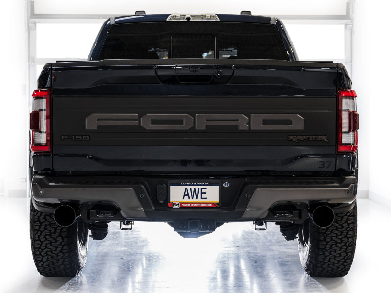 AWE Tuning 3025-33356 AWE Gen 3 Ford Raptor SwitchPath Exhaust - Diamond Black Tips