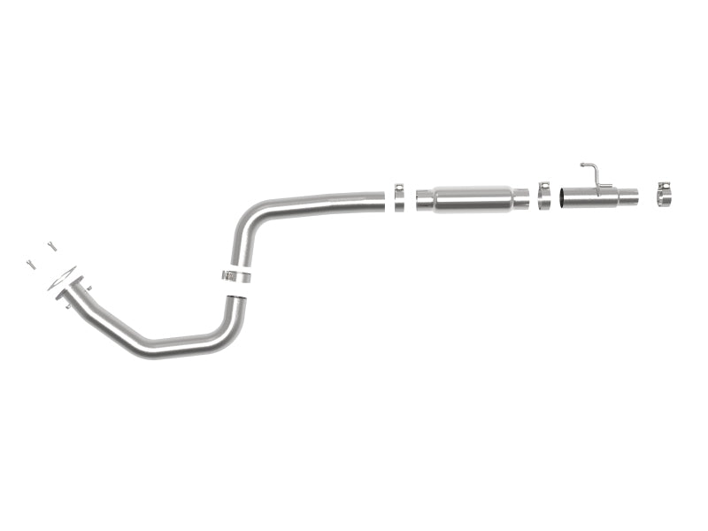aFe 49-37013 Takeda 3in 304 SS Mid-Pipe Exhaust 19-20 Hyundai Veloster I4-1.6L(t)