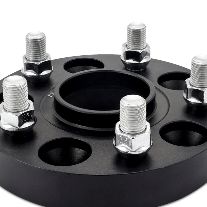 Mishimoto MMWS-013-250BK Wheel Spacers - 5x120 - 64.1 CB - M14 x1.5 - 25mm - BK