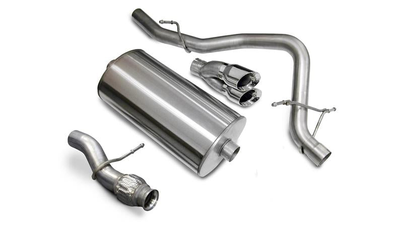 CORSA Performance 14912 Corsa 2009-2014 Chevrolet Tahoe 5.3L V8 Polished Sport Cat-Back Exhaust