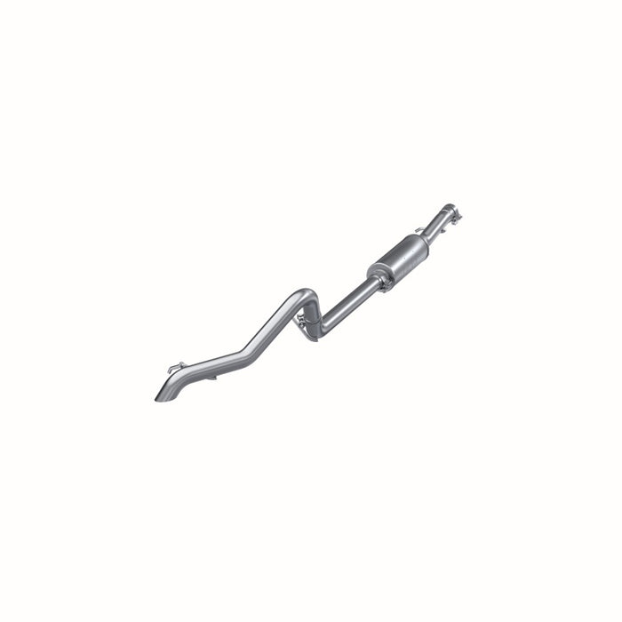 MBRP S5530AL 12 Jeep Wrangler/Rubicon 3.6L V6 Cat Back Single Rear Exit Off-Road Alum Exhaust