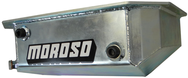 Moroso 20919 Acura/Honda K Series (Notched) Road Race Baffled Wet Sump Extra Capacity 5.5in Steel Oil Pan