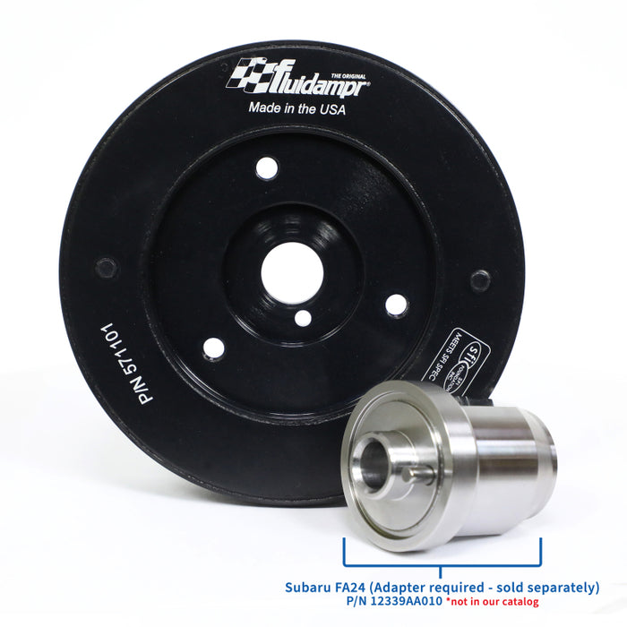 Fluidampr 571101 13-20 Subaru BRZ / 15-22 Subaru WRX / Toyota 4U-GSE Steel Internally Balanced Damper