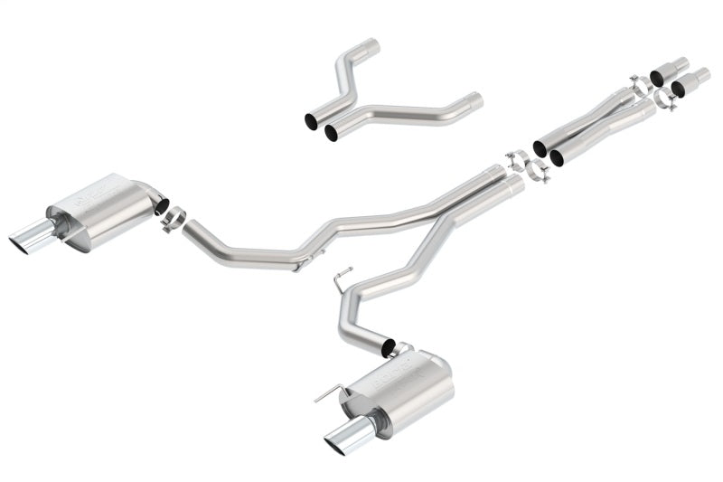 Borla 140630 Atak Cat-Back 15-17 Ford Mustang GT 5.0L V8 MT/AT 3in pipe 4in tip