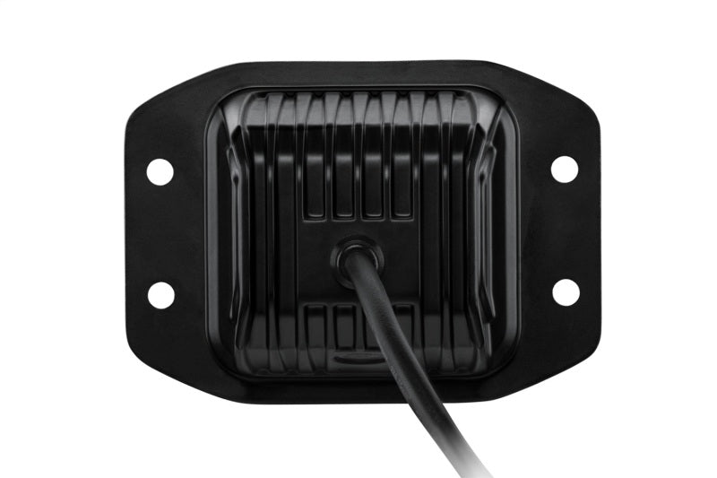 Hella 358176831 Universal Black Magic 3.2in L.E.D. Cube Kit - Flood Beam (Flush Mount)