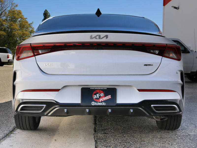 aFe 49-37041 21-24 Kia K5 Takeda 2.5in 304 Stainless Steel Cat-Back Exhaust System