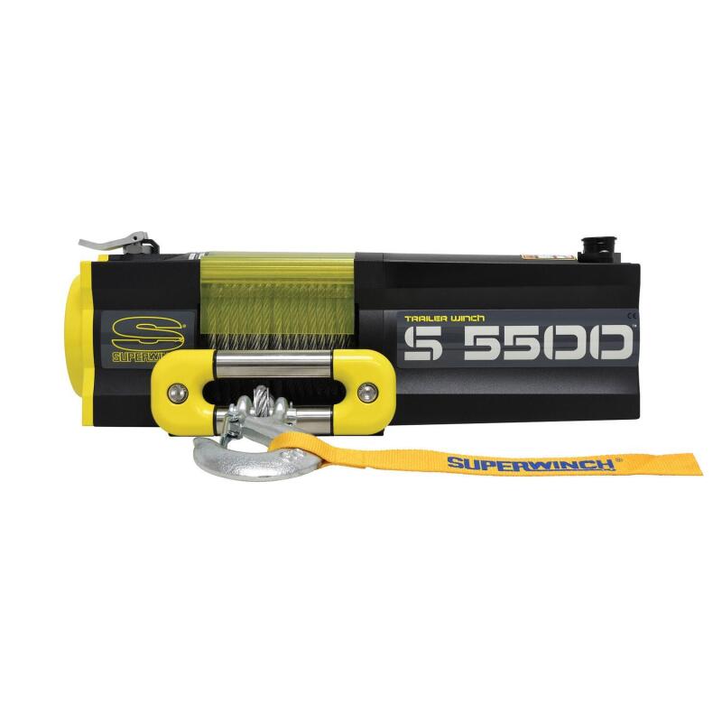 Superwinch 1455200 5500 LBS 12V DC 7/32in x 60ft Steel Rope S5500 Winch