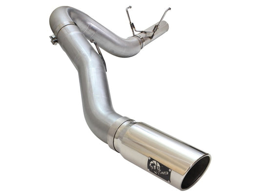 aFe 49-02051-1P MACHForce XP Exhaust Large Bore 5in DPF-Back Alu. 13-15 Dodge Trucks L6-6.7L (td) *Polish Tip