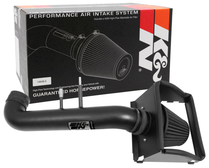 K&N Engineering 71-2591 K&N 2015 Ford F150 5.0L V8 Blackhawk Performance Intake Kit