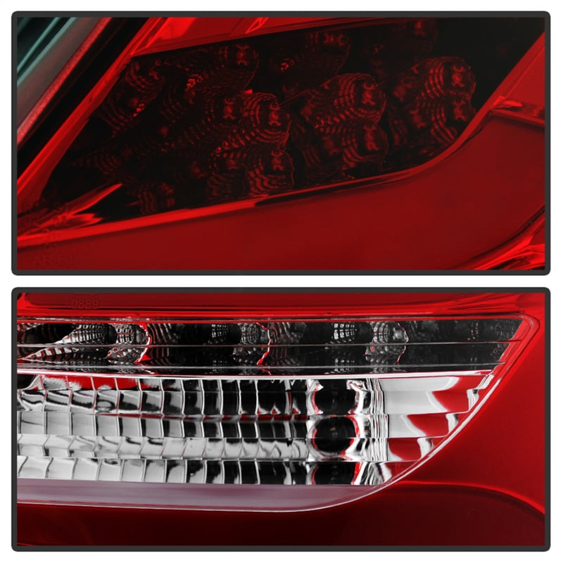 SPYDER 5085153 Spyder 12-14 Ford Focus 5DR LED Tail Lights - Red Clear (ALT-YD-FF12-LED-RC)