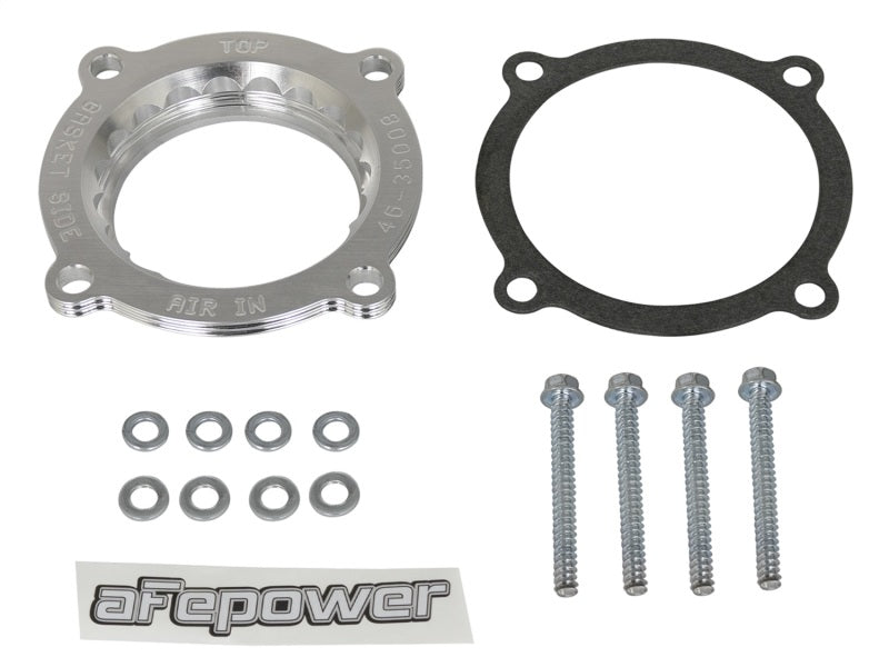 aFe 46-35008 Silver Bullet Throttle Body Spacer 2018+ Jeep Wrangler (JL) V6 3.6L