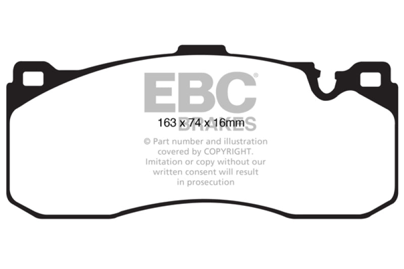 EBC DP41995R 08-10 BMW 135 3.0 Twin Turbo Yellowstuff Front Brake Pads