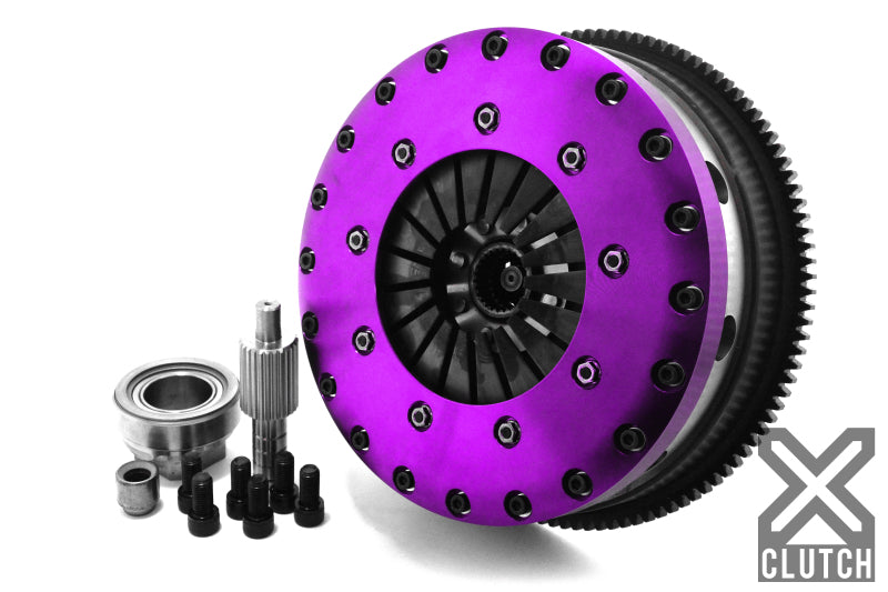 XCLUTCH XKBM23594-2G XClutch 11-13 BMW 335is Base 3.0L 9in Twin Solid Organic Clutch Kit (6 Bolt/PB in Input Shaft)