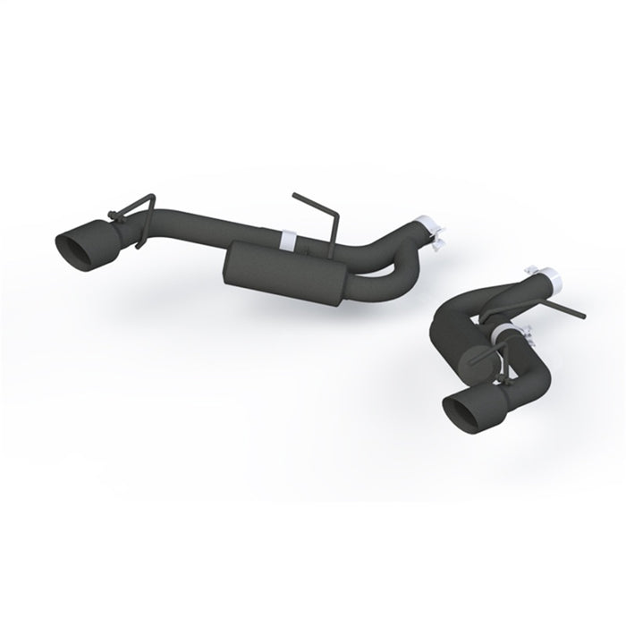 MBRP S7038BLK 16-19 Chevrolet Camaro 2.5in Black Coated Non NPP Axle Back Exhaust System - 4in Dual Wall Tips