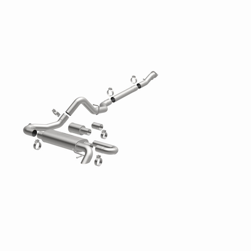 Magnaflow 19559 MagnaFlow 2021 Ford Bronco Overland Series Cat-Back Exhaust w/ Single Straight Driver Exit- No Tip