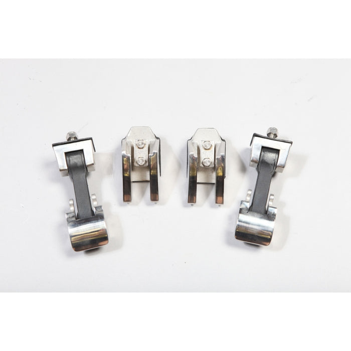 Rugged Ridge 11116.06 07-18 Jeep Wrangler Stainless Steel Hood Catch Set