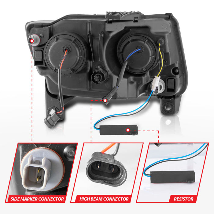 ANZO 111568 ANZ LED/Projector Headlights